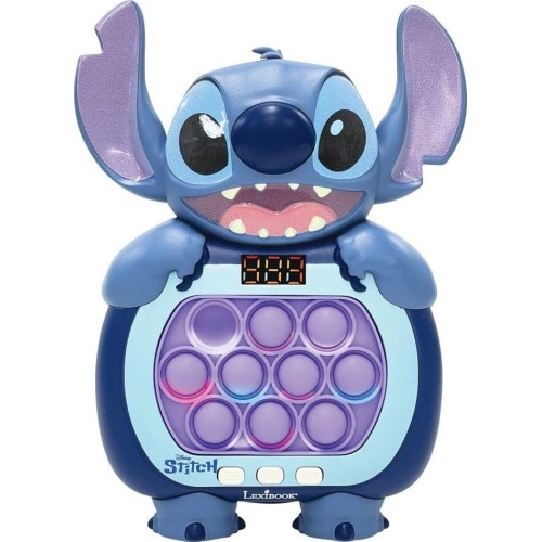 Disney Stitch lexibook,  stitch, stitch fast push game, blue, jg500d 25.JG500D 3380743116679