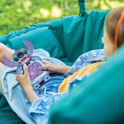 Disney Stitch lexibook,  stitch, stitch fast push game, blue, jg500d 25.JG500D 3380743116679