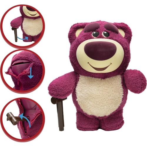 Toy Story Lexibook, Lotso, Electronic Piggy Bank Lotso, Red Pink, Jg140ts1 25.JG140TS1 3380743116877