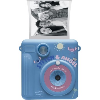 Disney Stitch lexibook,  stitch, starcam print, camera pack with instant printer, sd card 25.DJ130DZ 3380743116570