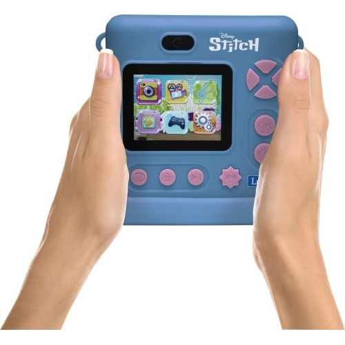 Disney Stitch lexibook,  stitch, starcam print, camera pack with instant printer, sd card 25.DJ130DZ 3380743116570
