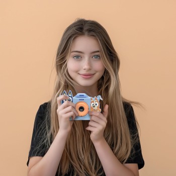 Lexibook bluey 4-in-1 kids camera with protective case, photo, video, mp3, and game  25.DJ078BY 3380743113593