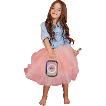 Lexibook, Wireless Karaoke Speaker With 2 Microphones, Pink, Btc030pk 25.BTC030PK 3380743119229