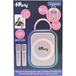 Lexibook, Wireless Karaoke Speaker With 2 Microphones, Pink, Btc030pk 25.BTC030PK 3380743119229