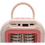 Lexibook ηχείο καραόκε με bluetooth ροζ 25.BTC030PK 3380743119229