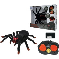 lexibook, realistic remote  tarantula/spider, 8 hairy legs, 2 mandibles, li 25.SPIDER01 3380743096803