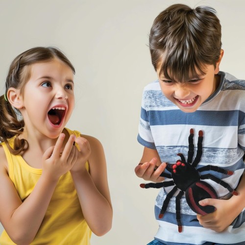 lexibook, realistic remote  tarantula/spider, 8 hairy legs, 2 mandibles, li 25.SPIDER01 3380743096803