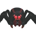 lexibook, realistic remote  tarantula/spider, 8 hairy legs, 2 mandibles, li 25.SPIDER01 3380743096803