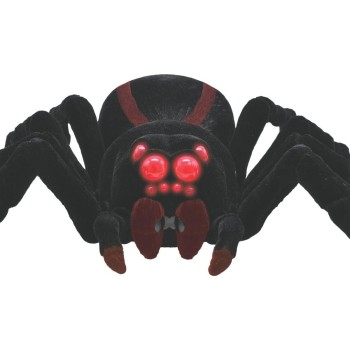 lexibook, realistic remote  tarantula/spider, 8 hairy legs, 2 mandibles, li 25.SPIDER01 3380743096803