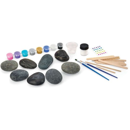 Lexibook Cra-z-art My Look Metallic Mania Rock Art Stone Craft Kit (crss1) 35.CRSS1 3380743110271