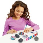 Lexibook Cra-z-art My Look Metallic Mania Rock Art Stone Craft Kit (crss1) 35.CRSS1 3380743110271