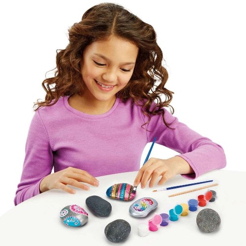 Lexibook Cra-z-art My Look Metallic Mania Rock Art Stone Craft Kit (crss1) 35.CRSS1 3380743110271
