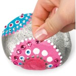 Lexibook Cra-z-art My Look Metallic Mania Rock Art Stone Craft Kit (crss1) 35.CRSS1 3380743110271