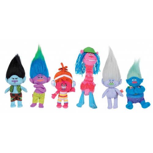 Gialamas Trolls Λούτρινα 22 Εκ - Διάφορα Σχέδια 6182D 5038104061820