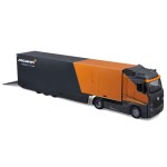 Bburago mercedes semi truck with mclaren mcl38 2024 4 norris, 1:43 scale diecast se 18/38401 4893993384013