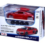 Maisto m39510 audi r8 build-it-yourself die-cast car kit-scale 1:24 v10plus, 48/39510 090159395102