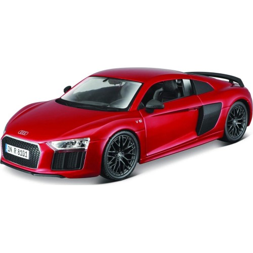 Maisto m39510 audi r8 build-it-yourself die-cast model car kit-1:24 scale v10plus, 48/39510 090159395102