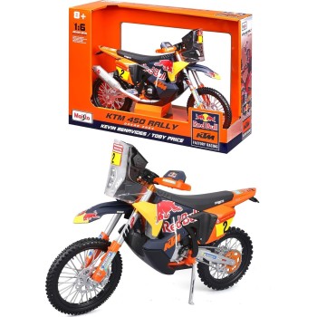 Maisto - red bull ktm 450 dakar rally 2024, μοντέλο κλίμακας 1:6, αντίγραφο μοτέρ ράλι 48/32246 090159322467