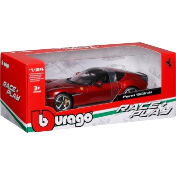 Bburago ferrari race and play 12 cilindri - 1:24 scale - incredibly detailed die-ca 18/26033 4893993260331