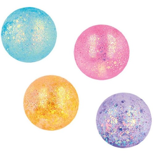 Gama Brands bb Cool Kids Squeezy Ball Squeezy Ball With Glitter - 4 Designs (14854140) 14854140 4033866541406