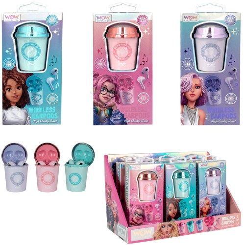 kids licensing WOW Generation Coffee Cup Shaped Bluetooth Headphones WOW00124 8435507887540