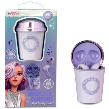 kids licensing WOW Generation Coffee Cup Shaped Ασύρματα Bluetooth Ακουστικά Ψείρες - 1 Τμχ WOW00124 8435507887540