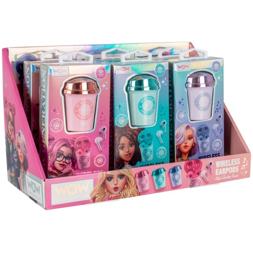 kids licensing WOW Generation Coffee Cup Shaped Bluetooth Headphones WOW00124 8435507887540