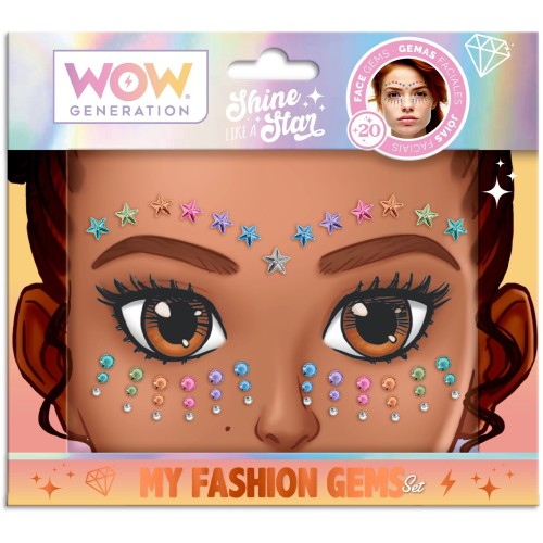 kids licensing GLAM FACIAL GEMS CDU WOW GENERATION WOW00099 8435507883252