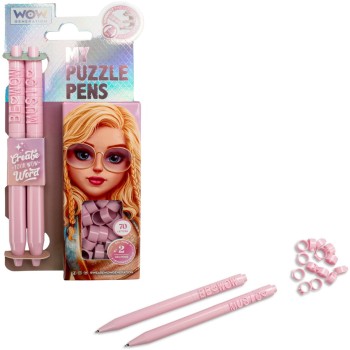 kids licensing MY PUZZLE PENS SET IN  CDU WOW GENERATION  WOW00076 8435507883023