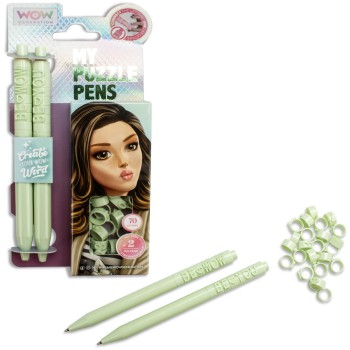 kids licensing MY PUZZLE PENS SET IN  CDU WOW GENERATION  WOW00076 8435507883023