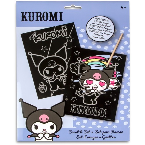 kids licensing Hello Kitty Scratch Art Set Kuromi KU00020 8435507893657