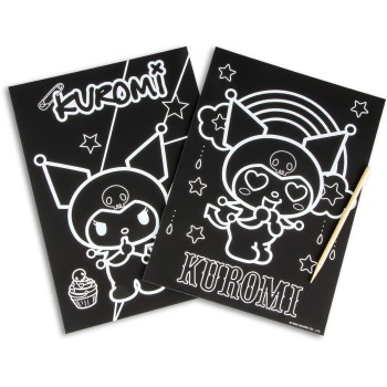 kids licensing Hello Kitty Scratch Art Set Kuromi KU00020 8435507893657