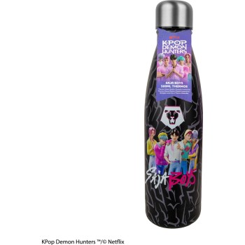 cinereplicas: k-pop demon hunters - saja boys water bottle CR4126 4895205625815