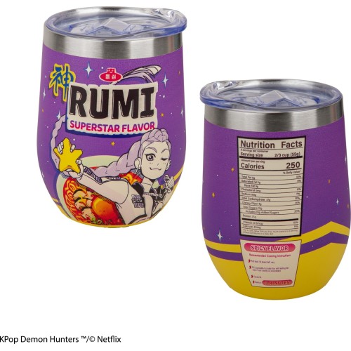 cinereplicas: k-pop demon hunters - rumi superstar flavor travel mug CR4386 4895205625907