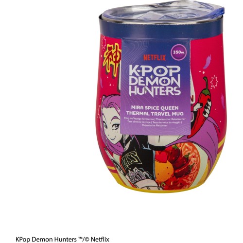 cinereplicas: k-pop demon hunters - mira spice queen travel mug CR4387 4895205625914