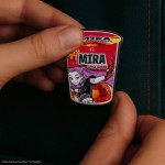 cinereplicas: k-pop demon hunters - mira spice queen noodles pin CR3127 4895205625389