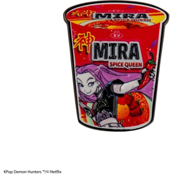 cinereplicas: k-pop demon hunters - mira spice queen noodles pin CR3127 4895205625389