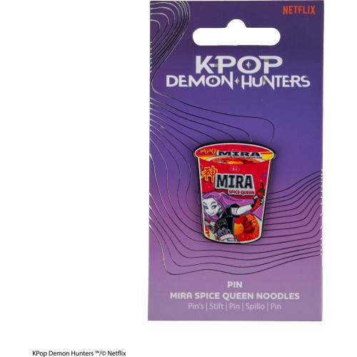 cinereplicas: k-pop demon hunters - mira spice queen noodles pin CR3127 4895205625389