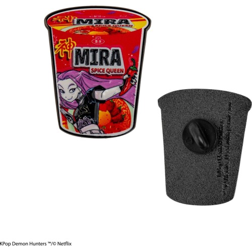 cinereplicas: k-pop demon hunters - mira spice queen noodles pin CR3127 4895205625389