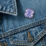cinereplicas: k-pop demon hunters - huntr/x logo pin CR3135 4895205625464