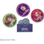 kpop demon hunters cinereplicas: k-pop demon hunters - huntr/x coasters set of 4 CR4121 4895205624894