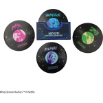 cinereplicas: k-pop demon hunters - hunters and demons soundtrack coasters  set of 4 CR4120 4895205624887