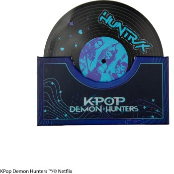 cinereplicas: k-pop demon hunters - hunters and demons soundtrack coasters  set of 4 CR4120 4895205624887