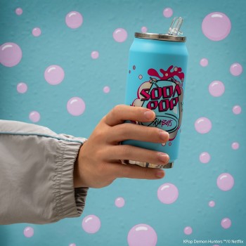 cinereplicas: k-pop demon hunters - soda pop can water bottle mini CR4127 4895205625822