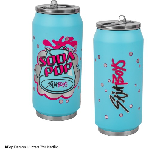 cinereplicas: k-pop demon hunters - soda pop can water bottle mini CR4127 4895205625822