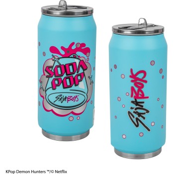 cinereplicas: k-pop demon hunters - soda pop can water bottle mini CR4127 4895205625822