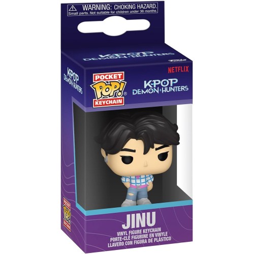 kpop demon hunters Funko Pocket Pop!: K-Pop Demon Hunters - Jinu Vinyl Figure Keychain 95685 889698956857
