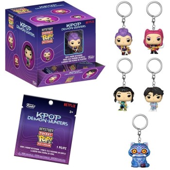 Funko Pocket Pop!: K-Pop Demon Hunters (Blind Bag/Random) Vinyl Figures Keychain 95708 889698957083