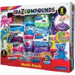 Lexibook cra-z-art crazy mixes medium  4 kinds of compounds for squeezing with glitter and decorations ages 6+, 1+ players 35.CR