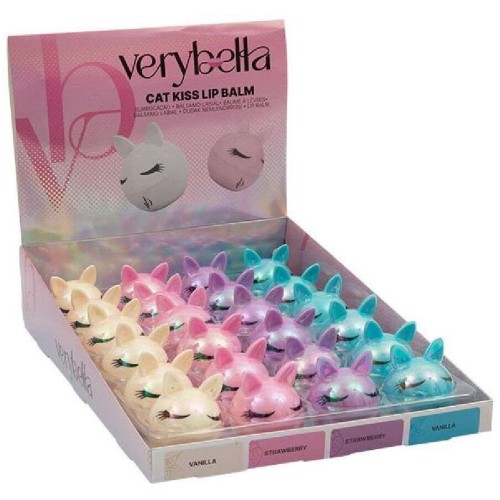 Giochi Preziosi Very Bella Lip Balm Cat Kiss - 4 Σχέδια (vrb29000) VRB29000 8056379179504